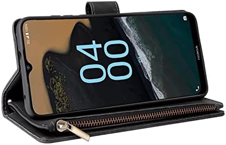 Случај ЛБИЗЧЕЈС За Nokia G400 5G Со Слотови За Картички, Flip Folio Kickstand Магнетно Затворање Кожен Патент Паричник Ремен