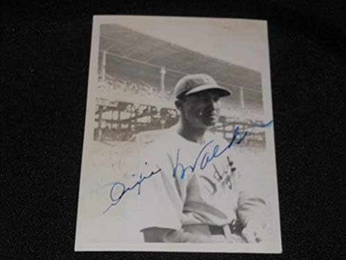 Dodgers Dixie Walker потпиша оригинална 3,5x5 Snapshot Autograph Photo H14