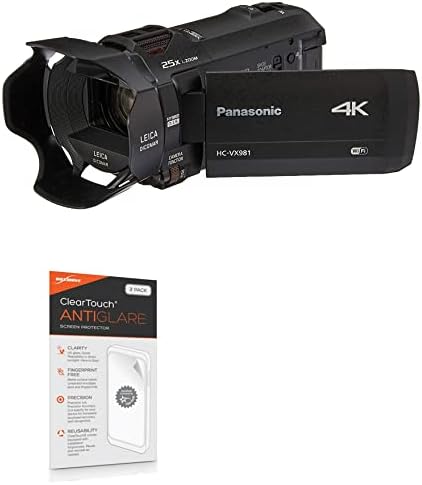 Заштитник На Екранот со боксови За Panasonic HC-VX981K-Cleartouch Анти-Отсјај, Анти-Отпечаток Од Прст Мат Филм Кожа За Panasonic