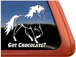 Имате чоколадо? ~ Налепница за приколка со карпести планински коњи за прозорец