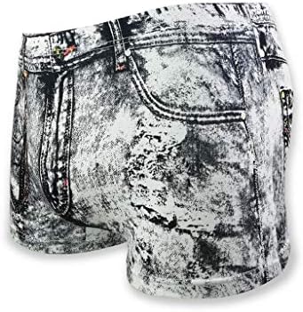 BMISEGM MENS BOXERS SURTHER SURTHERS MANSE BOXER PANCER PANCE PANCER SEXY PUNTANS PRINTED ДЕНИМ МАНСКИ МЕШЕ