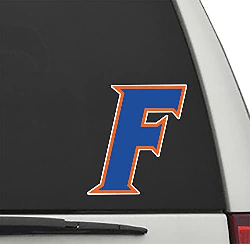 Флорида Гејтерс го блокира F Logo 4 Винил декларална автомобилска камион прозорец UF налепница за бејзбол