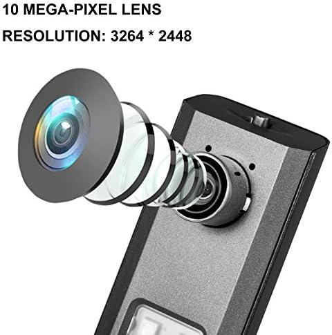 Камера за документи на Vevor, 10 мегапикселни леќи и A3-големина, скенер за книги и документи со LED светла, преносен скенер
