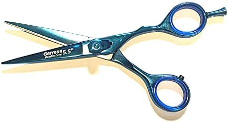 5,5 сечење на косата за сечење на ножици за чешлање на ножици сина боја германски