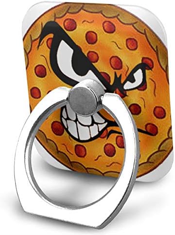 Носител на прстенот цртан филм пица за сликање прстен за мобилни телефони прилагодлив 360 ° ротација Телефонски штанд за iPad,