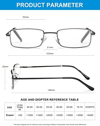 Плима Оптички Очила За Читање Мажи Жени, Метални Сини Светлосни Очила За Блокирање Со Пролетни Шарки, Очила Против Оптоварување
