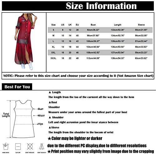 Зефотим Обични фустани за жени 2023 година Половина долги ракави карирани V вратот на половината Макси гроздобер моден кафтан