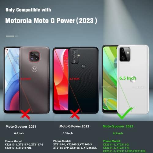 Fntcase За Motorola Moto G-Power-2023 Случај: Moto G 5G 2023 Случај | Двослоен Заштитен Тежок Капак На Мобилен Телефон Отпорен