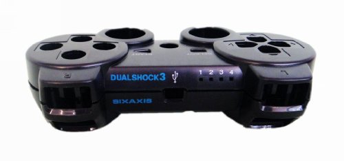 Ефешон Целосна Куќиште Школка Случај ЗА PS3 Sony PlayStation 3 Безжичен Контролер Црна