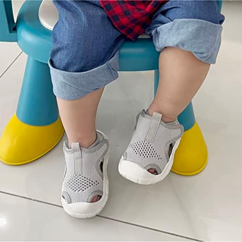 Исусујо бебе сандали момче девојче лето чевли за одење затворени патики за пети за новороденче 6 9 12 18 24 месеци