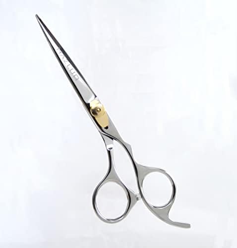 Hazluq Фризерски ножици- 6 Бербер салон ножи за коса професионално- остри ножици за сечење на коса од не'рѓосувачки челик за
