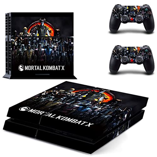 За PS5 Digital - Game Ninja Mortal Најдобра војна Kombat x PS4 или PS5 налепница за кожа за PlayStation 4 или 5 конзола и контролори Декларална винил DUC -1461