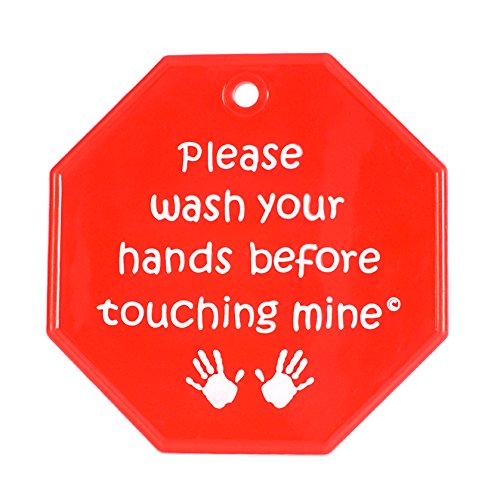 Моите Мали Раце Ве Молиме Измијте Знак, Црвено