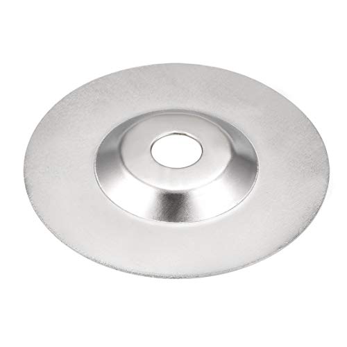 Uxcell 4-инчен дијамантски тркала за сечење чаша за мелење диск за камена керамика стакло 120 решетки сребрен тон 2 парчиња