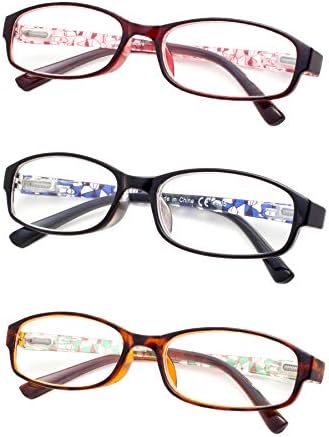 Gr8Sight 3-Пакет Очила За Читање Со Пролетни шарки За Жени