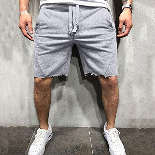 Озммјан салата шорцеви за мажи летни обични спортови џогирање еластични шорцеви на половината работа панталони панталони