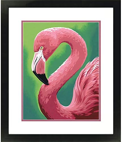 Димензии Пинк Фламинго боја по броеви комплет за деца и возрасни, 11 '' x 14 ''