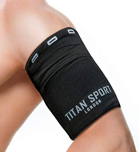 Држач на мобилни телефони Titan Sport за трчање - Универзални ленти за рака за одење/тренингот/теретана, лента за ракави за