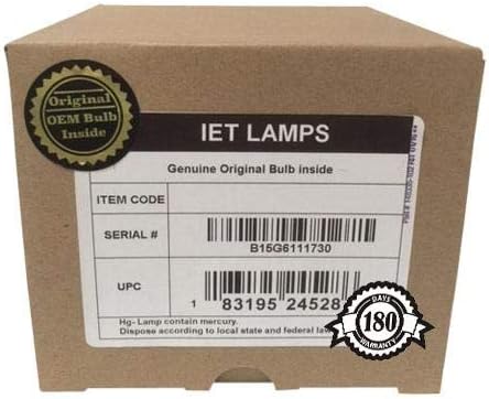 IET ламби - оригинална оригинална сијалица за замена/ламба со OEM куќиште за проектор Mitsubishi LVP -XL5950