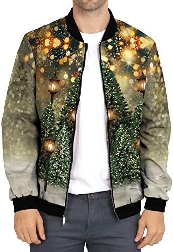 ADSSDQ Менс јакна зима, зима преголема стилска јакна мажи плажа со долг ракав графички густ пуловер со аспиратор12