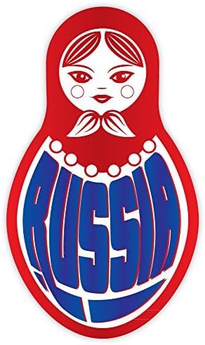 Руска кукла РУСИЈА налепница налепница 3 х 5