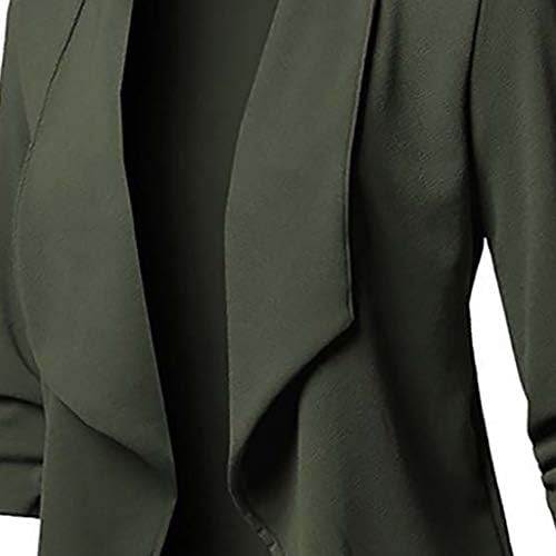 Плус големина жени sequins Blazer Femaleенски јакна обичен долг ракав кардиган сјај забава сјајна лаптолна палто рива надворешна