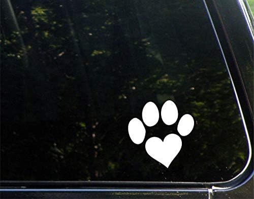 Дијамантска графика Loveубов кучиња шепа умираат исечени декларации за прозорци, автомобили, камиони, лаптопи, итн.