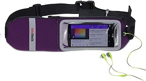 Водоотпорен мобилен телефон на Navitech Purple Mobile, кој работи на половината - компатибилен со Google Pixel 3A