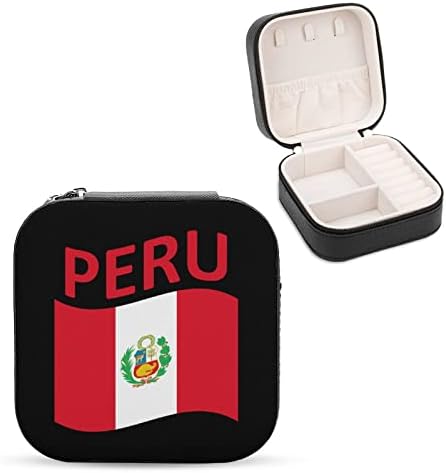 Знаме На Перу Кутии За Накит Стп Кожа Пренослив Дисплеј Држач За Кутии За Складирање Мини Футрола За Женски Подарок