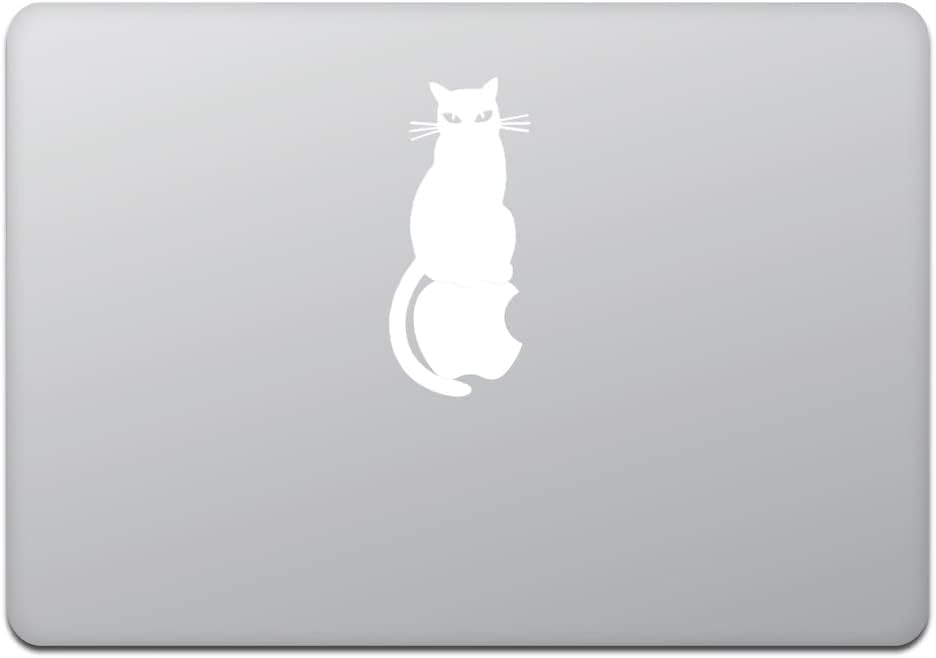 Kindубезна продавница MacBook Air/Pro 11/13 инчи налепница MacBook Cat Black Cat на Apple White M699-W