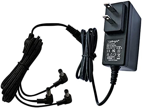 Адаптерот за раздвојување на долги 3-та долга 1м 12V AC/DC адаптер компатибилен со Night Owl Wired HD Security CCTV камера SPF-CAMP-2A
